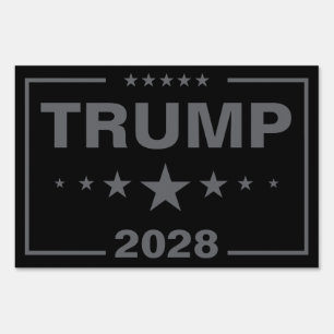 Trump 2028 American President election Sign