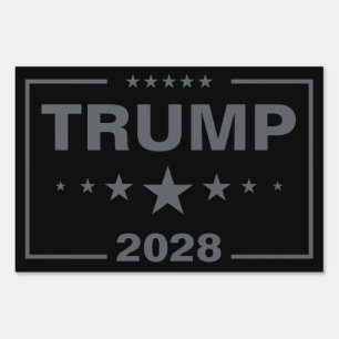 Trump 2028 American President election Sign