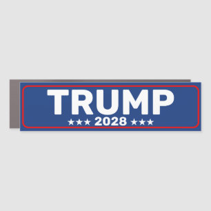 Trump 2028 American Presidential Car Magnet