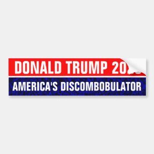 TRUMP 2028 AMERICA'S DISCONBOBULATOR BUMPER STICKER