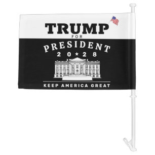 TRUMP 2028 CAR FLAG