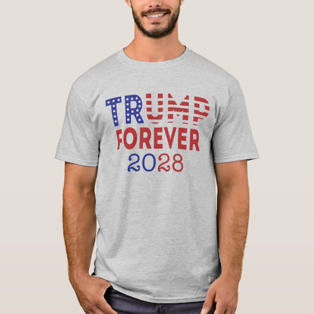 Trump 2028 King Forever T-Shirt – Limited Edition  (Front)