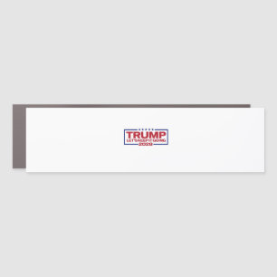 Trump 2028 Let's Keep It Going Car Magnet