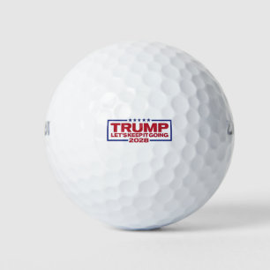 Trump 2028 Let's Keep It Going Golf Balls