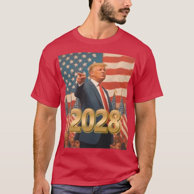 Trump 2028 TSHIRT (Front)