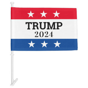 Trump 202x car flag