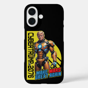Trump 2076   Martian Presidential Campaign iPhone 16 Case