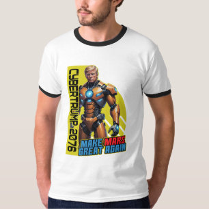 Trump 2076   Martian Presidential Campaign T-Shirt