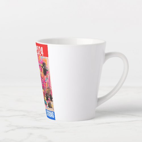 TRUMP 2204 MAKE AMERICA STRONG LATTE MUG