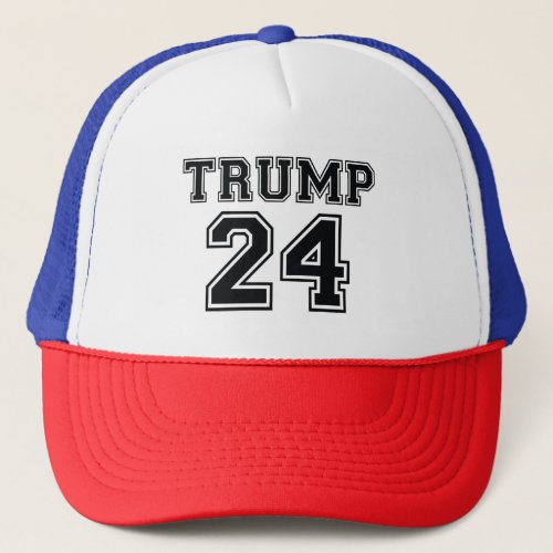 Trump 24 trucker hat