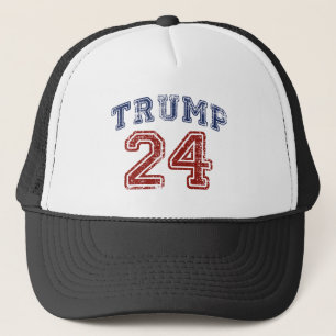 Trump 24 trucker hat