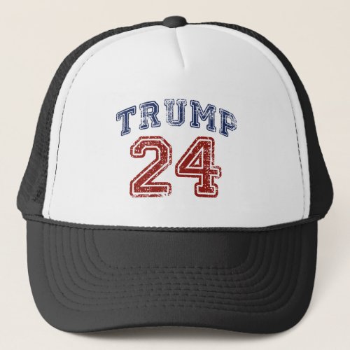 Trump 24 trucker hat