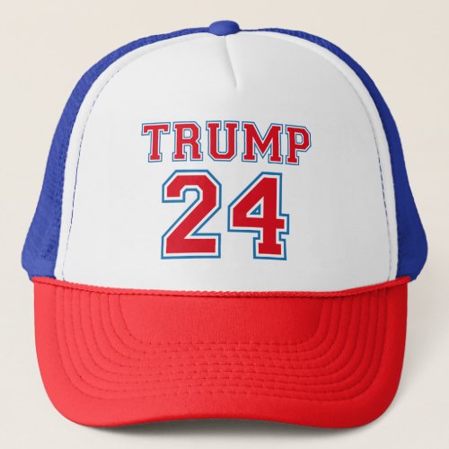 Trump 24 trucker hat