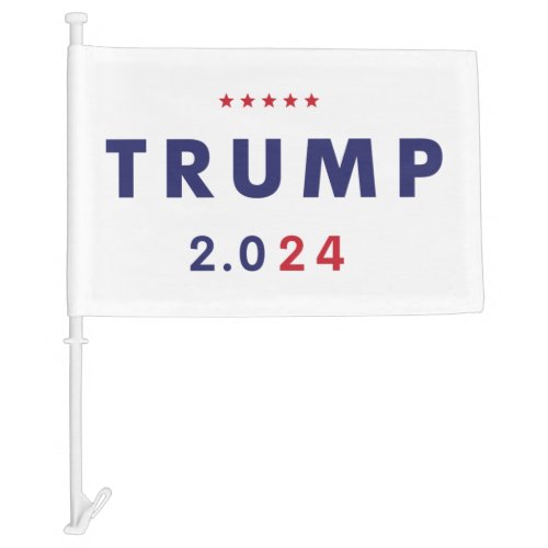 Trump 20 2024 Car Flag