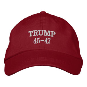 Trump 45-47 embroidered baseball cap