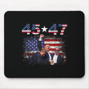 Trump 45 47 Fight Fight Fight Inauguration Day 202 Mouse Pad