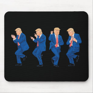 Trump 45 47 Funny Dance Dancing USA President Mouse Pad