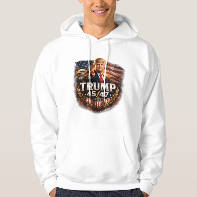 Trump 45/47 Hoodie (Front)
