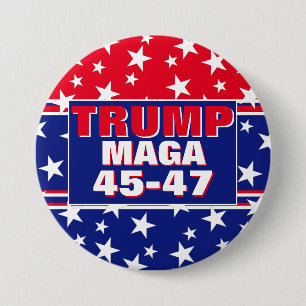 TRUMP 45-47 MAGA BUTTON