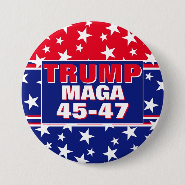 TRUMP 45-47 MAGA BUTTON (Front)
