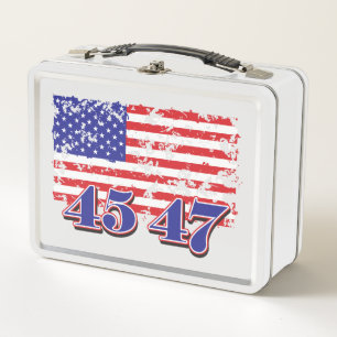 Trump 45/47 metal lunch box