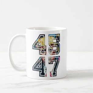 Trump 45 47 Pop Art American President Coffee Mug