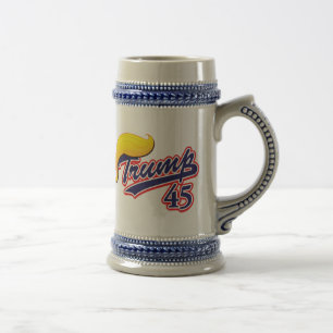 Trump 45 beer stein