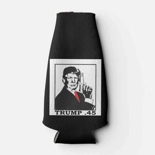 Trump 45 Bottle Cozy Bottle Cooler (Front)