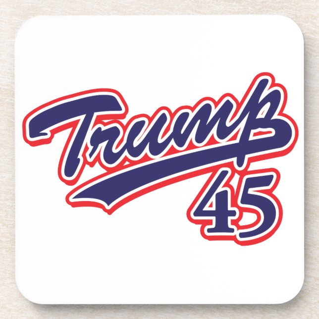 Trump 45! drink coaster (Front)