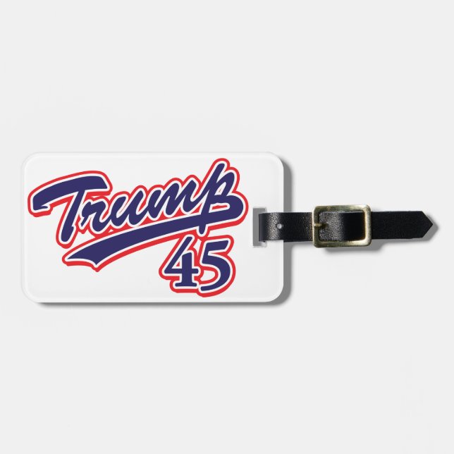 Trump 45! luggage tag (Front Horizontal)