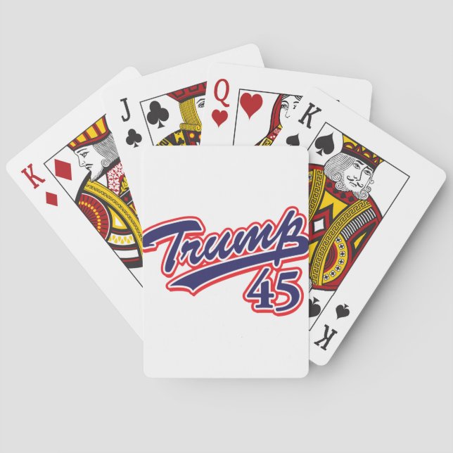 Trump 45! poker cards (Back)