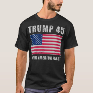 Trump 45 Putin America First T-Shirt