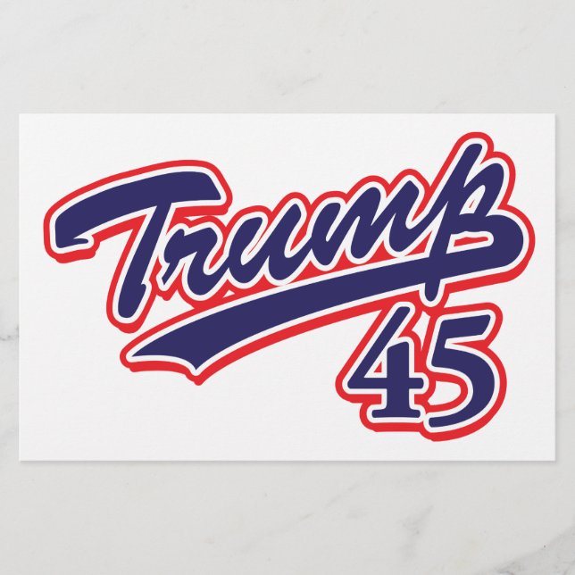 Trump 45! stationery (Front)