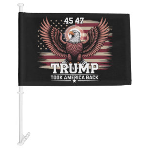 Trump 45th 47th President Flag 2025 Eagle America 