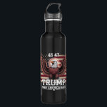 Trump 45th 47th President Flag 2025 Eagle America  Stainless Steel Water Bottle<br><div class="desc">Trump 45th 47th President Flag 2025 Eagle Trump Won Took America Back</div>