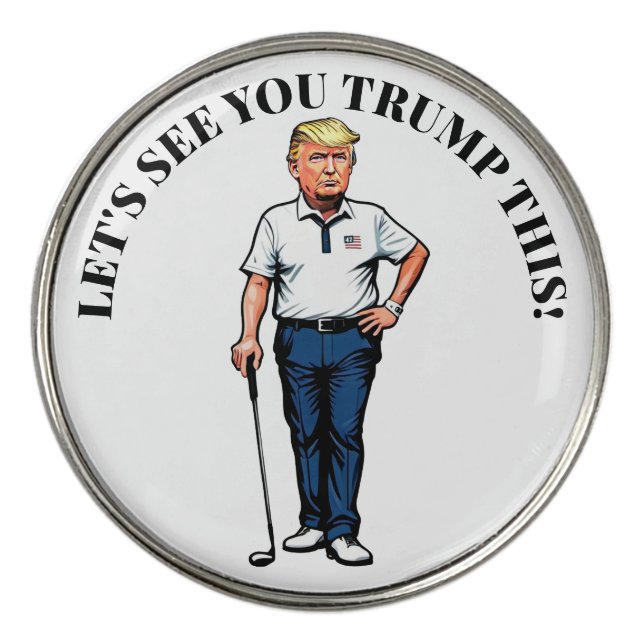 Trump 47 Golf Personalize Ball Marker (Front)
