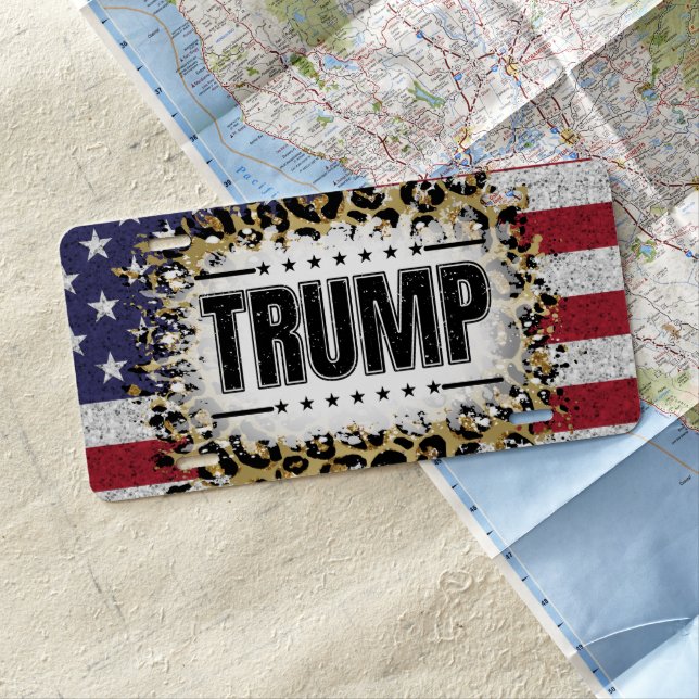 Trump 47 license plate (In Situ)