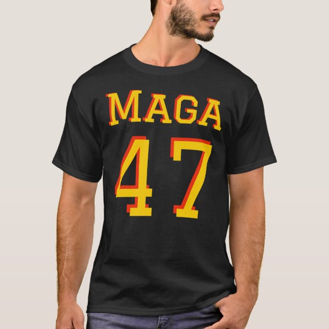 Trump 47 MAGA t shirt (Front)