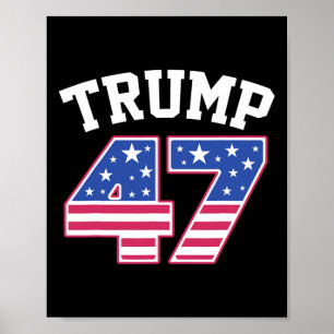 Trump 47 President Elect Usa America Inauguration Poster