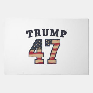 Trump 47 Proud Maga American inauguration Day  Doormat