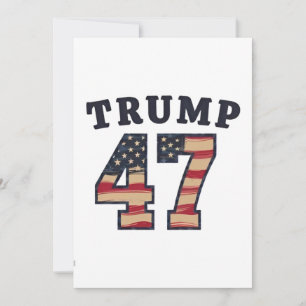 Trump 47 Proud Maga American inauguration Day Invitation