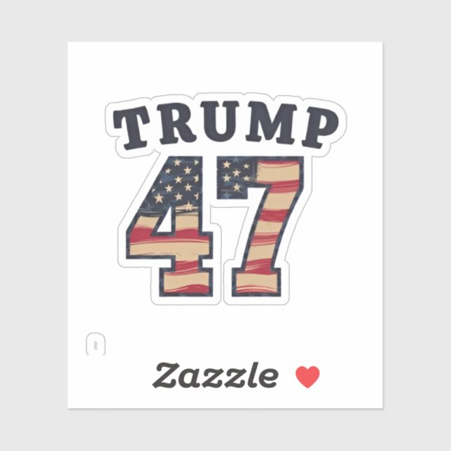 Trump 47 Proud Maga American inauguration Day  Sticker (Sheet)
