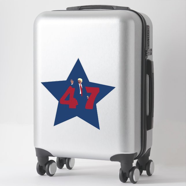 Trump 47 sticker (Suitcase)