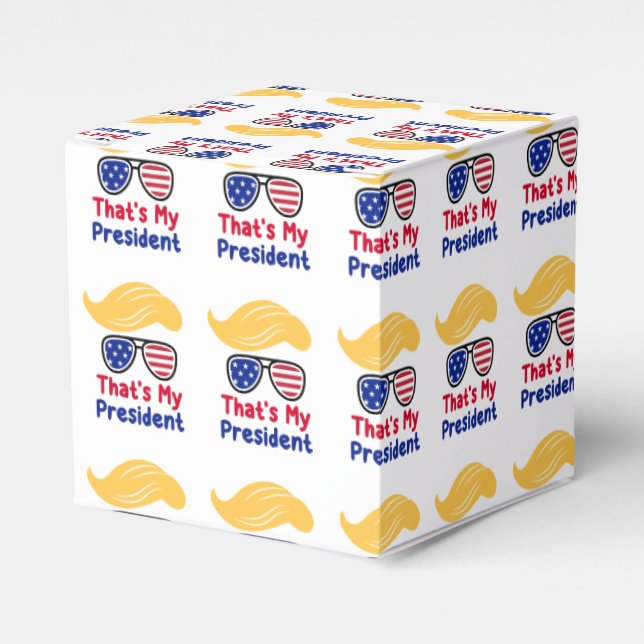 Trump 47 - That's My President  Favor Boxes (Front Side)