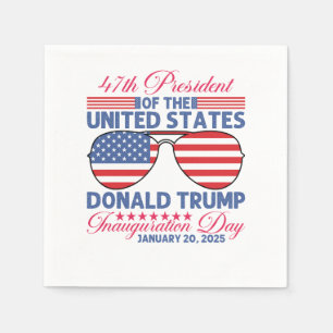 Trump 47th Inauguration 2025 Napkins