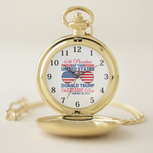 Trump 47th Inauguration 2025 Pocket Watch