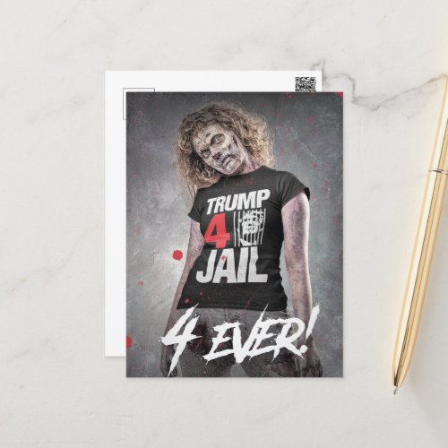 Trump 4 Jail  Postcard