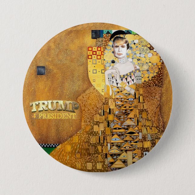 Trump 4 President Button (Front)