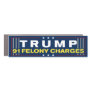 Trump 91 Felony Charges Anti-Trump Bumper Car Magnet