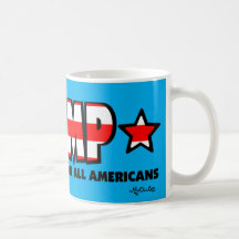 Trump! A Better America for All! MUG LIGHT BLUE